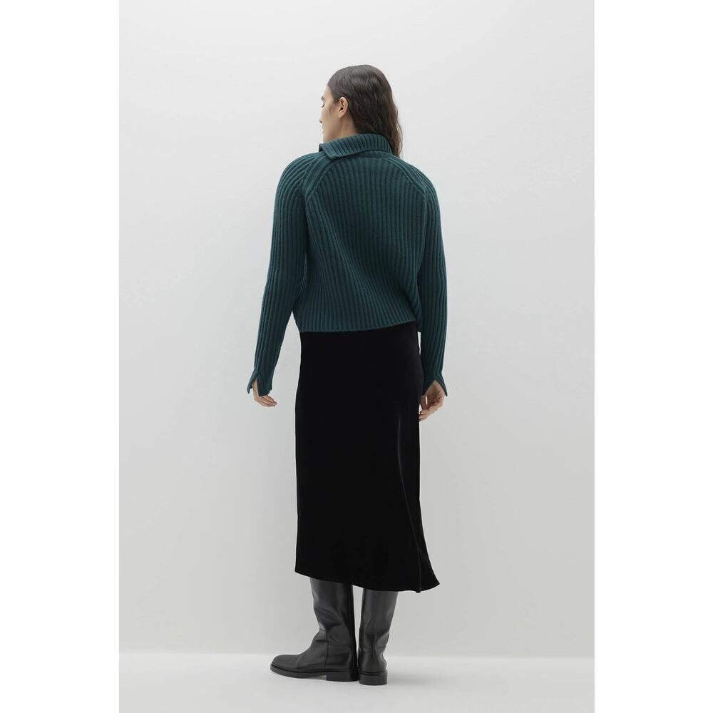 Nakedcashmere Aryana Cashmere Turtleneck Sweater Cypress Large — image 4 of 8